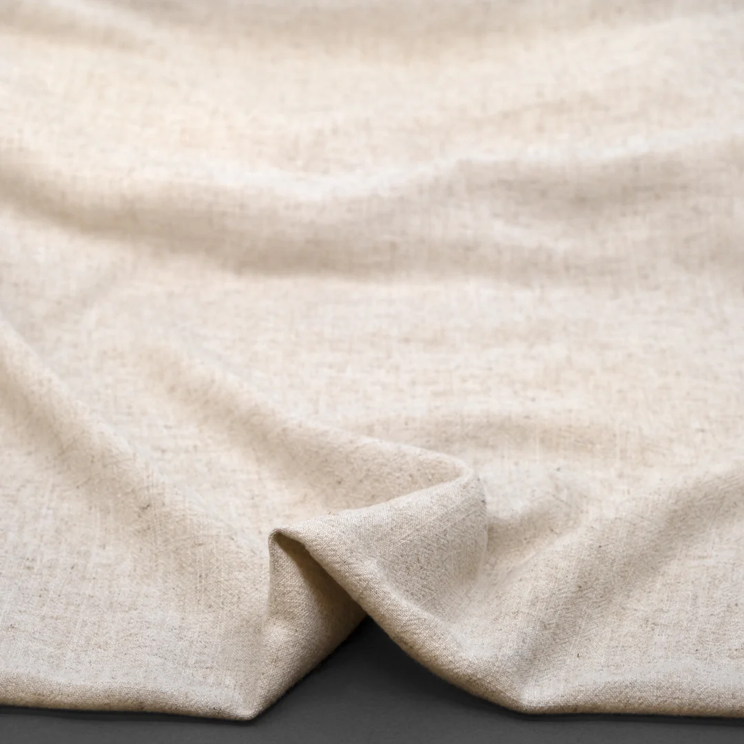 Viscose Linen Noil - Almond - Image 2