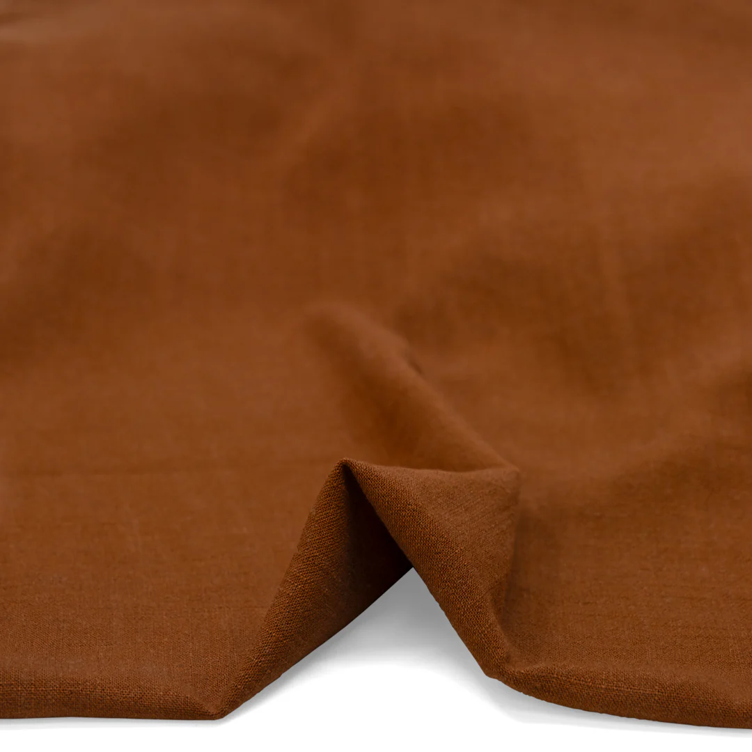 Viscose Linen Noil - Cinnamon - Image 2