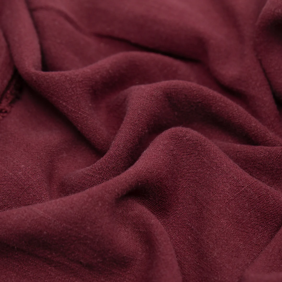 Viscose Linen Noil - Merlot