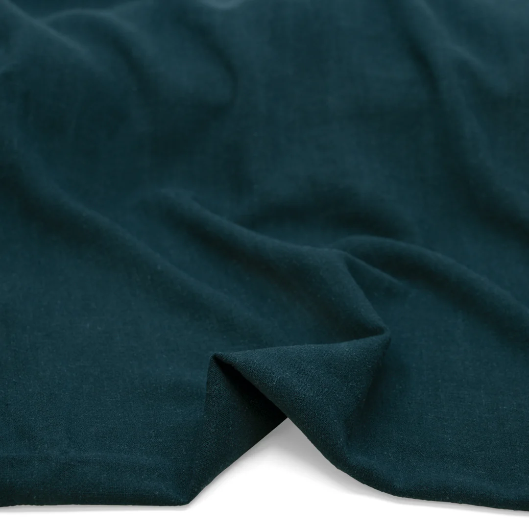Viscose Linen Noil - Midnight Spruce - Image 2