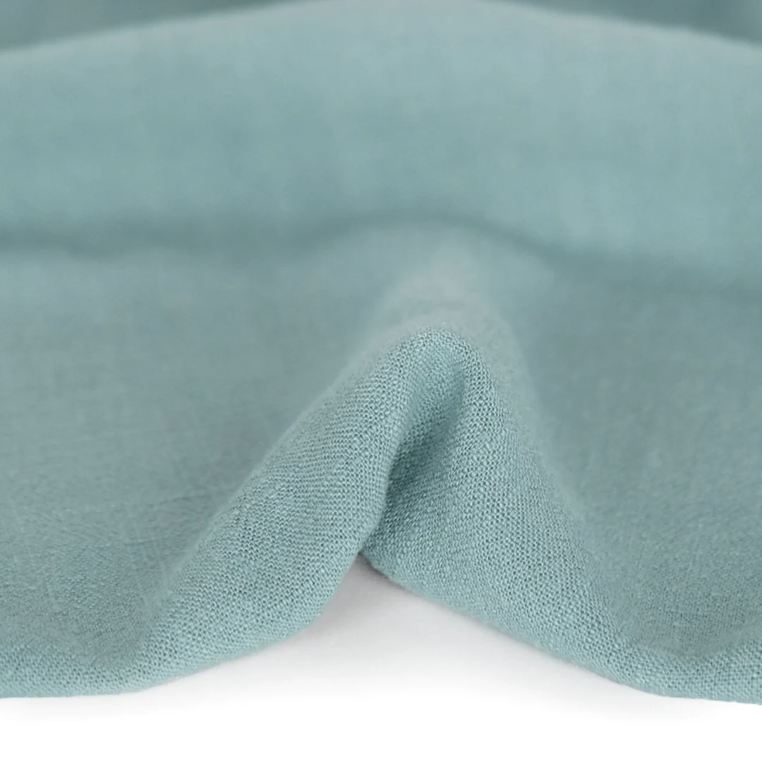 Viscose Linen Noil - Ocean Mist