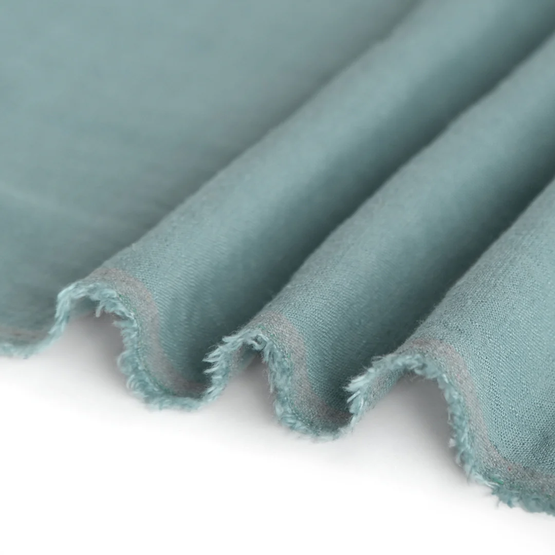 Viscose Linen Noil - Ocean Mist - Image 3
