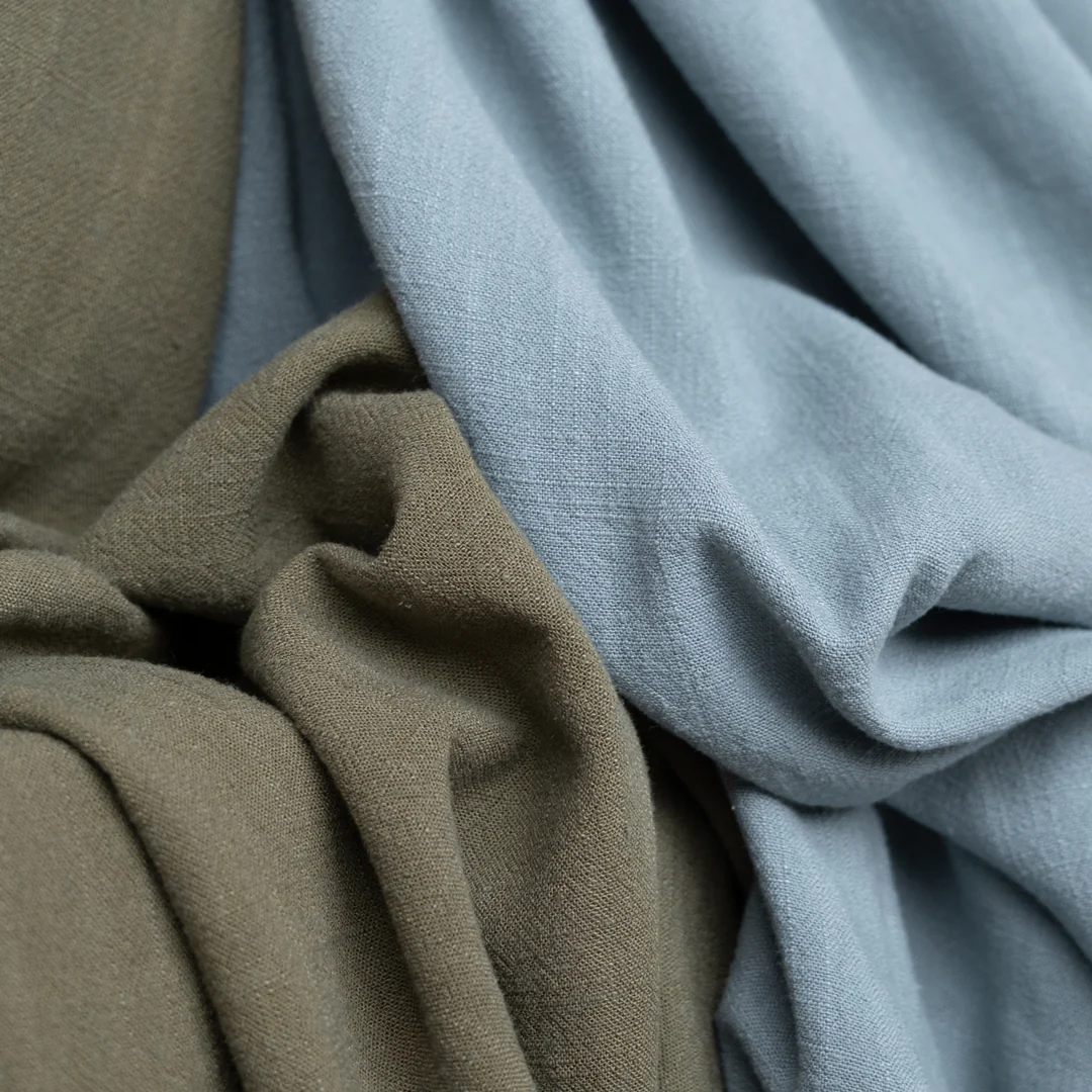 Viscose Linen Noil - Ocean Mist - Image 4
