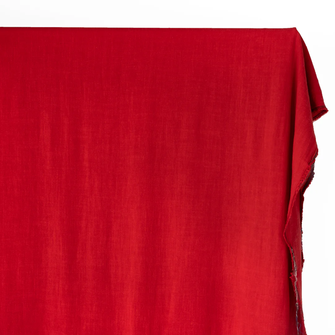 Viscose Linen Noil - Red - Image 3
