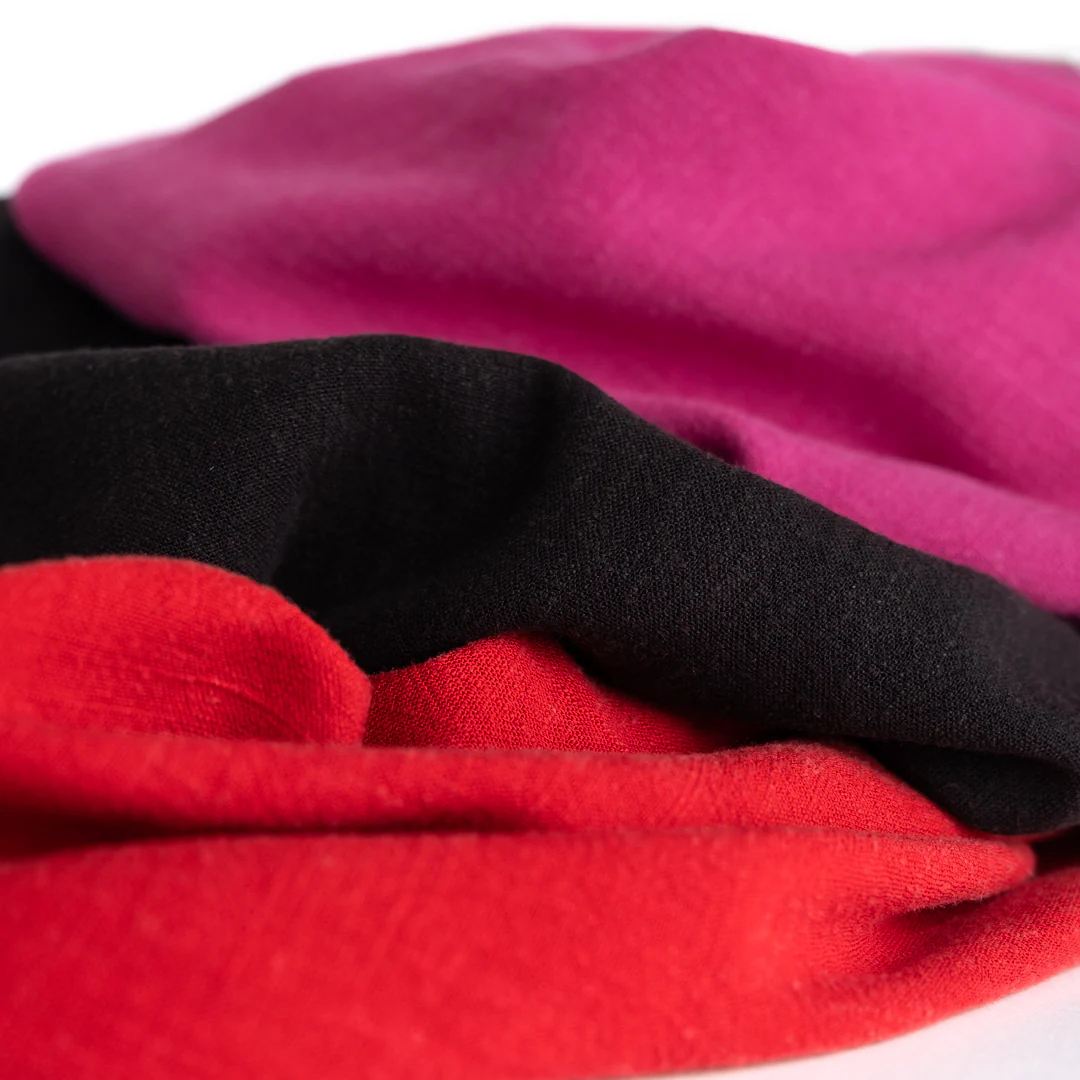 Viscose Linen Noil - Red - Image 4