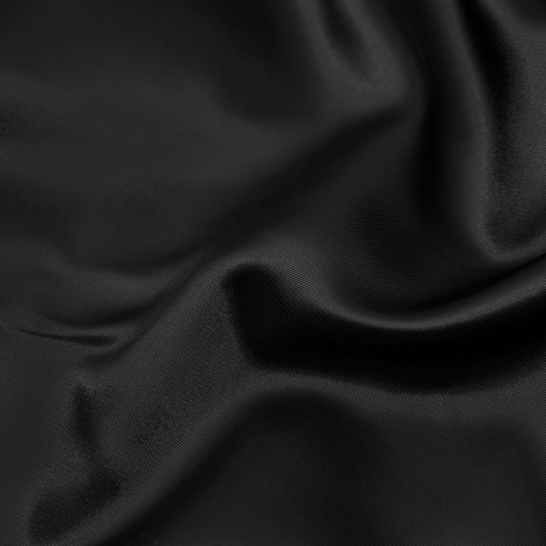 Viscose Poly Twill Lining - Black