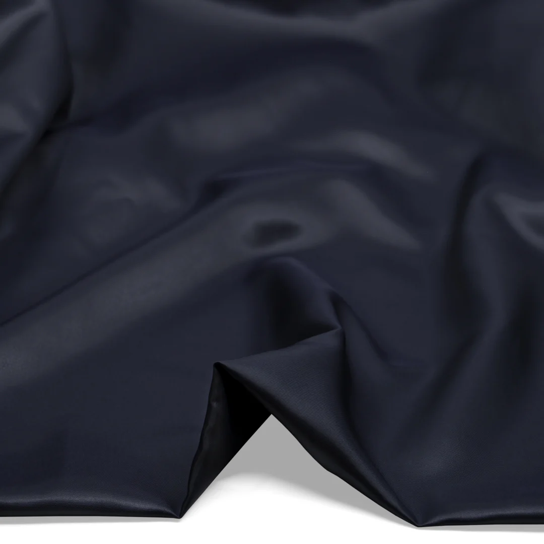Viscose Poly Twill Lining - Indigo - Image 2