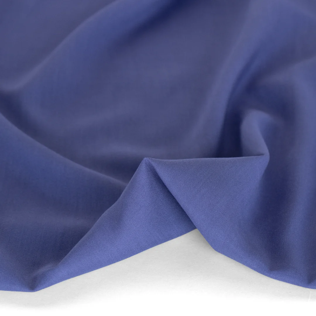 Viscose Poplin - Blueberry