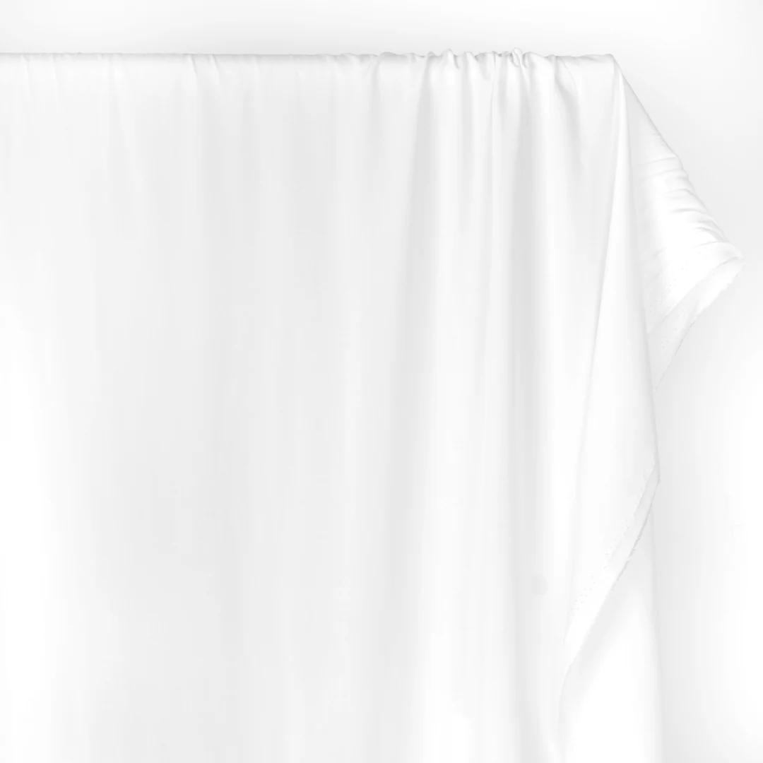 Viscose Poplin - Ivory - Image 3