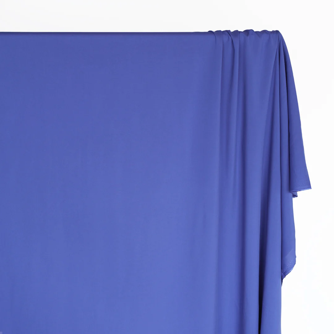 Viscose Poplin - Lapis - Image 3