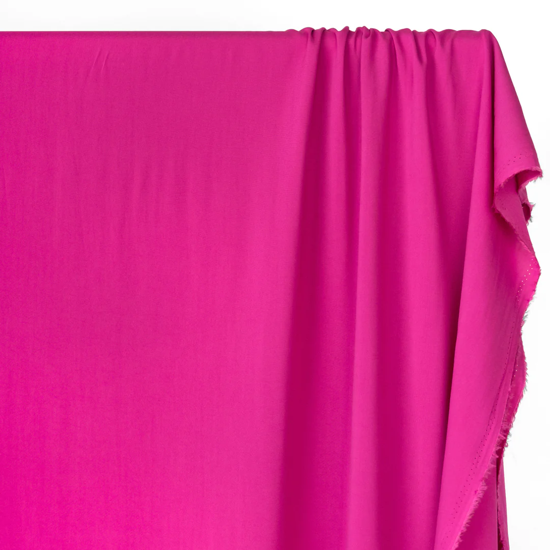 Viscose Poplin - Magenta Rose - Image 3
