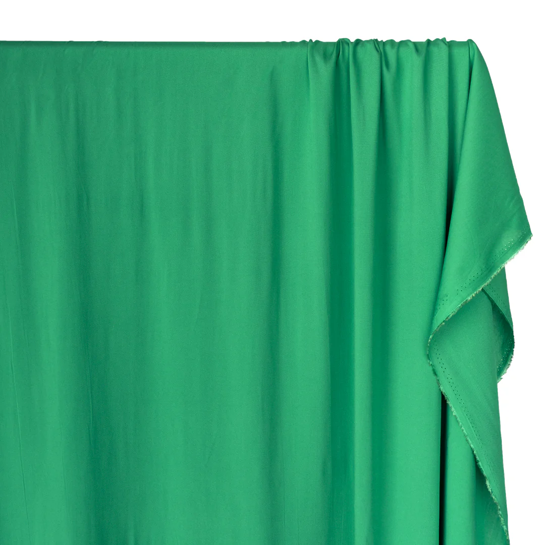 Viscose Poplin - Viridian Green - Image 3