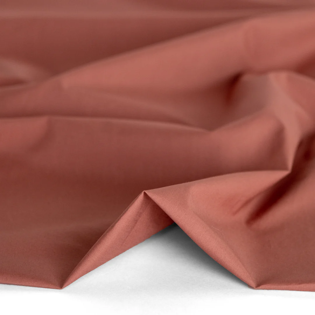 Washed Cotton Poplin - Rosewood