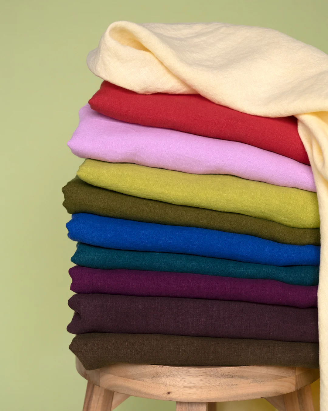 Washed Linen - Butter - Image 4