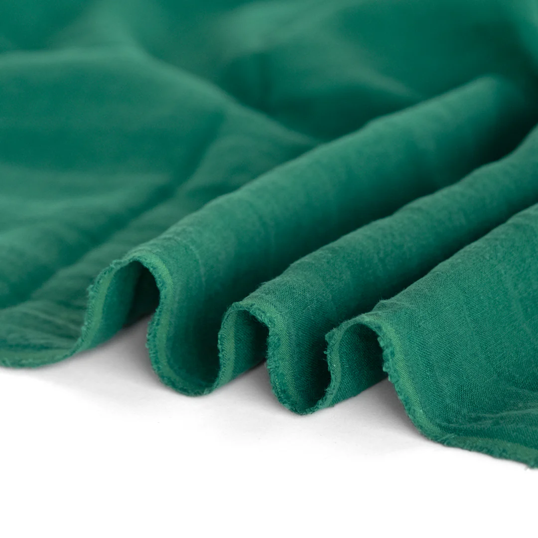 Washed Linen - Emerald - Image 3
