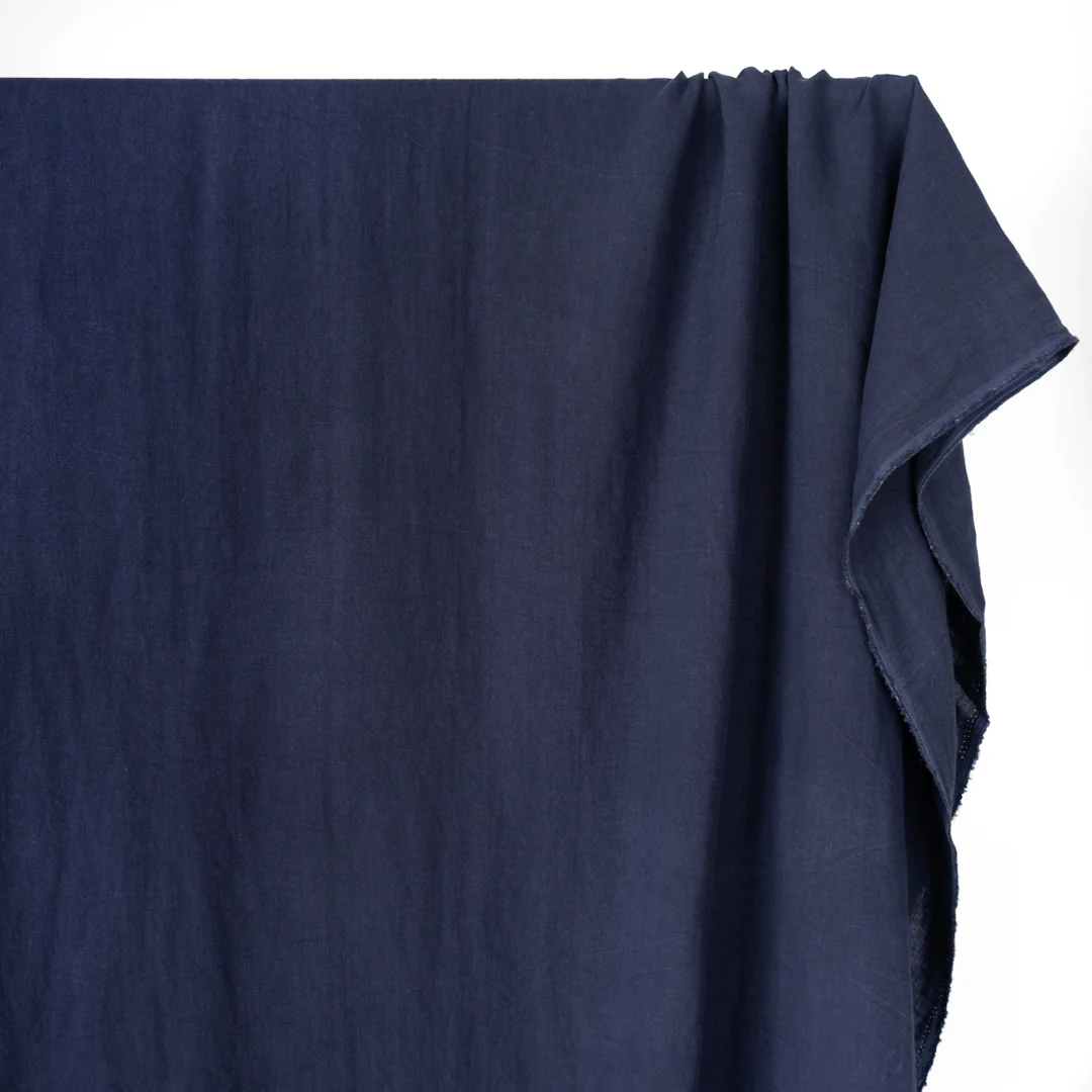Washed Linen - Navy - Image 3