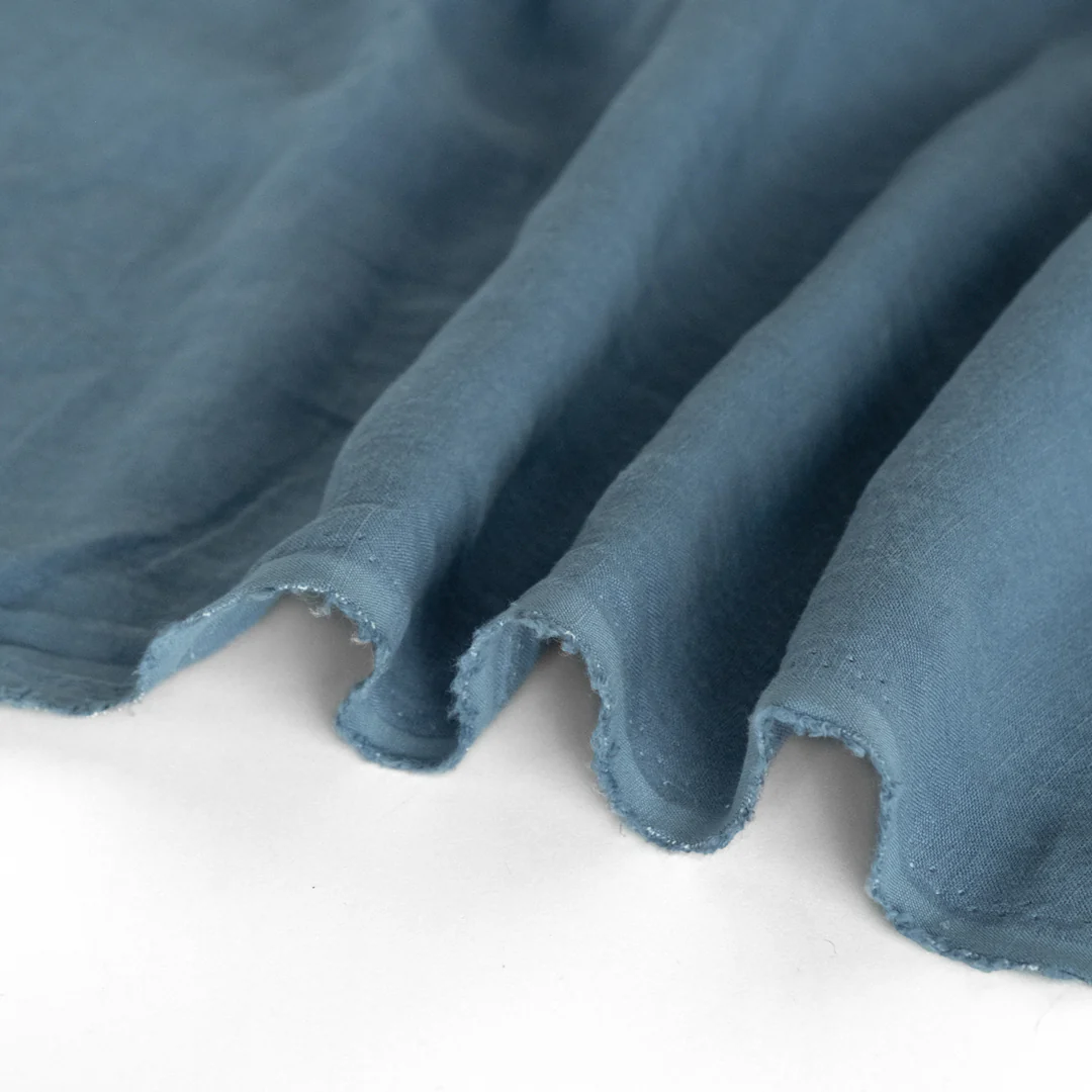 Washed Linen - Pacific Blue - Image 3