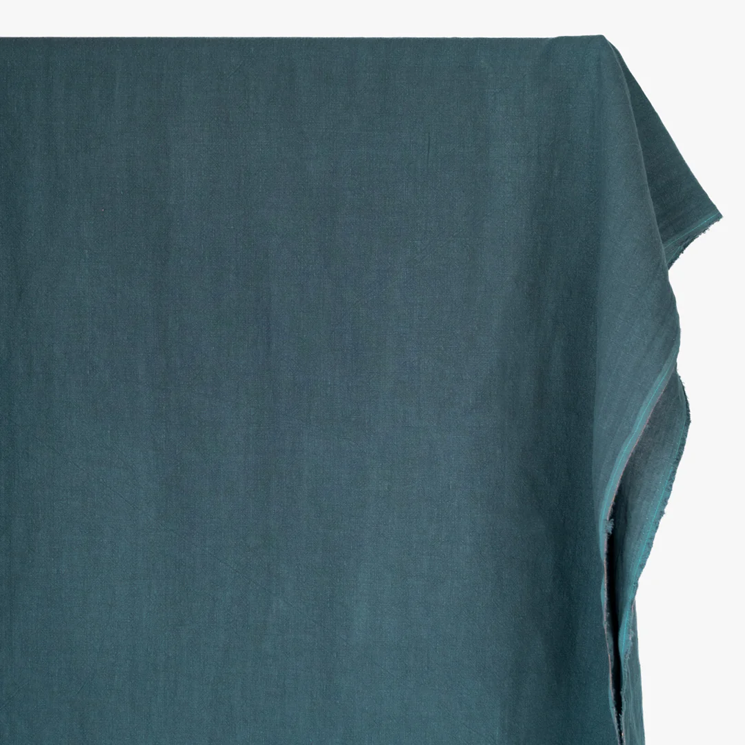 Washed Linen - Petrol - Image 3