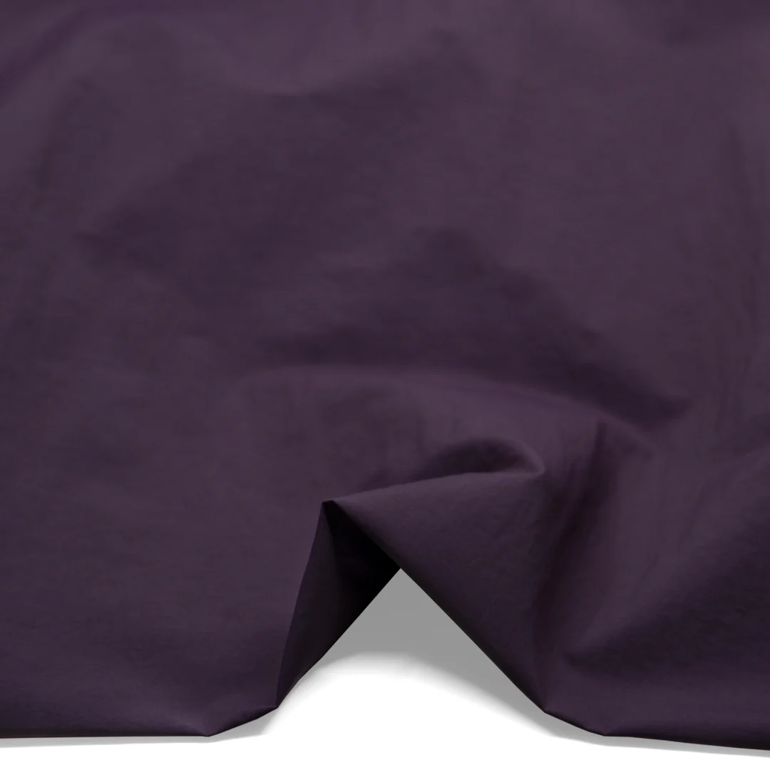 Water Resistant Nylon Taslan - Blackberry - Image 3