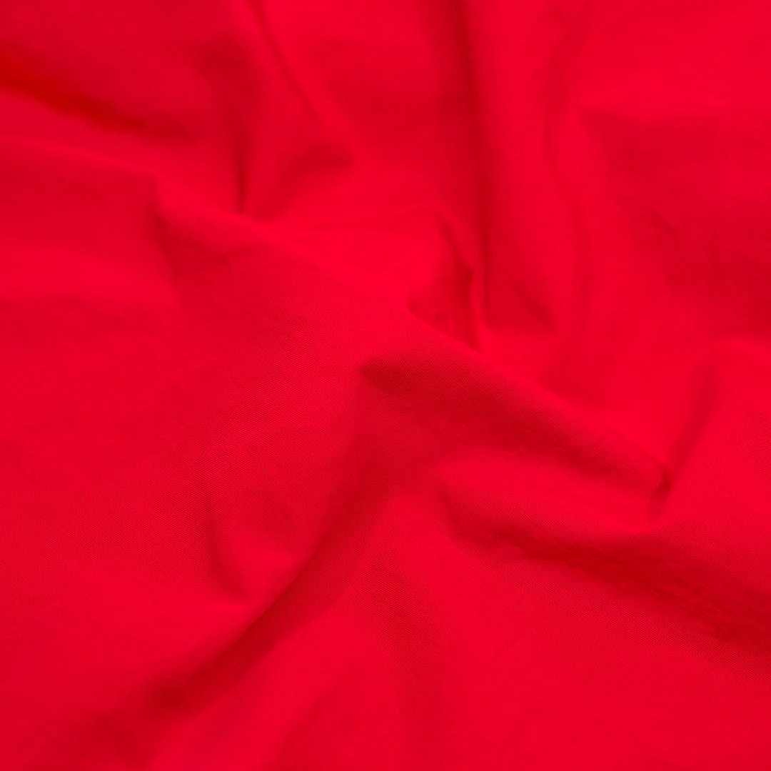 Water Resistant Nylon Taslan - Fire Red