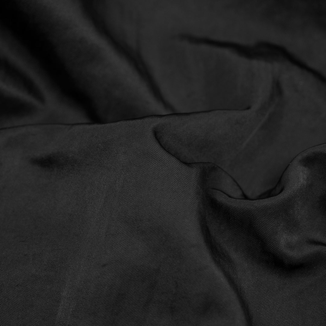Water Resistant Nylon Twill - Black