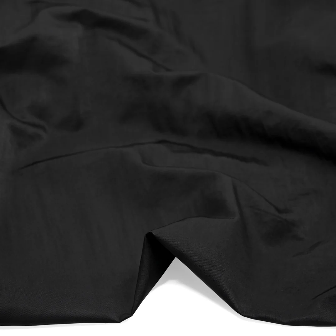 Water Resistant Nylon Twill - Black - Image 2