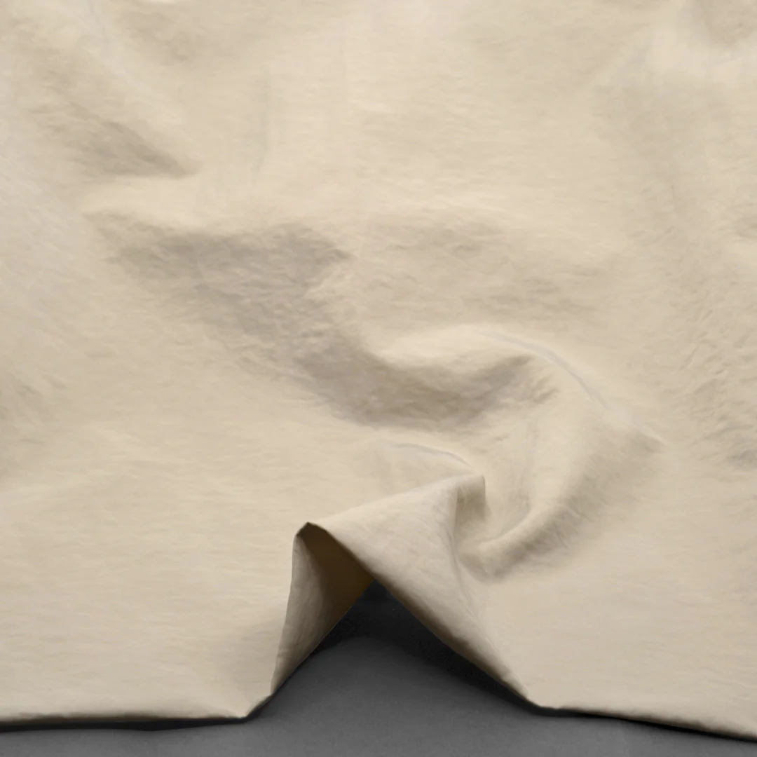 Water Resistant Nylon Twill - Bone - Image 2