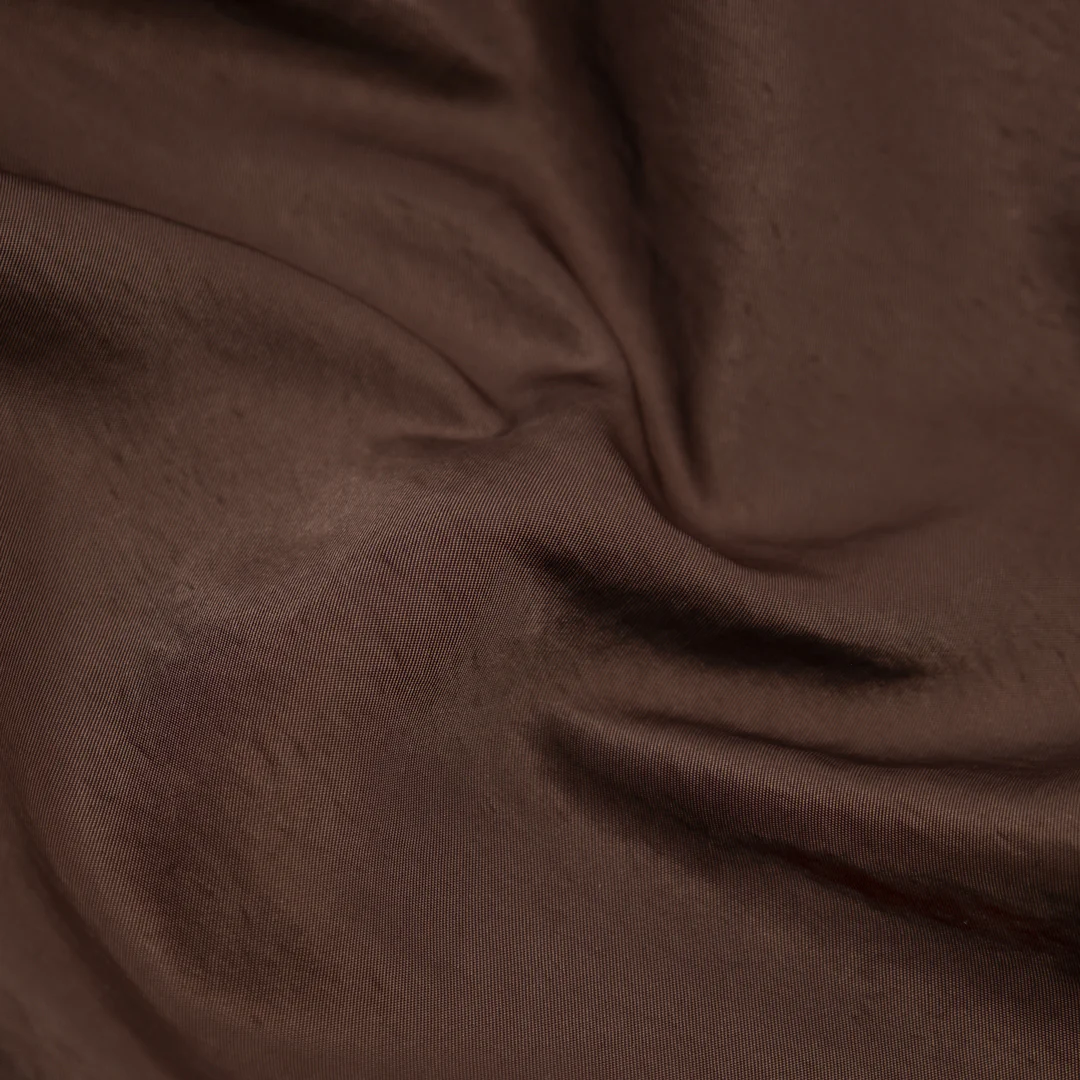 Water Resistant Nylon Twill - Coffee Liqueur