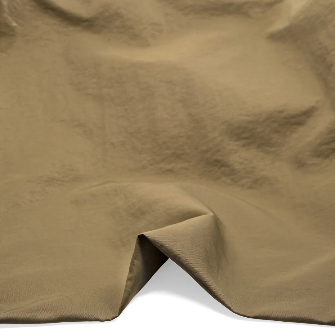 Water Resistant Nylon Twill - Latte - Image 2