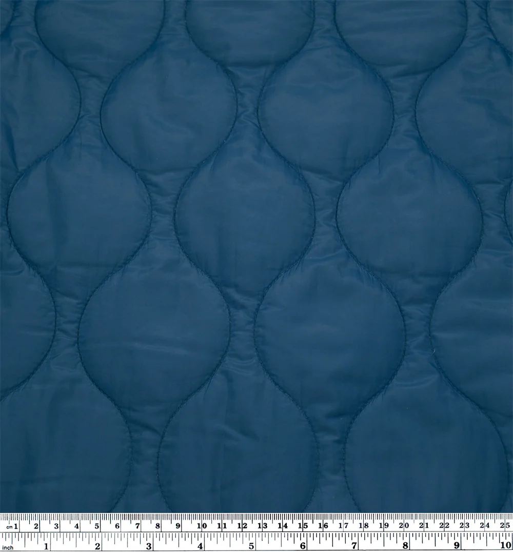 Wavy Quilted Nylon Puffer - Caper - Image 4