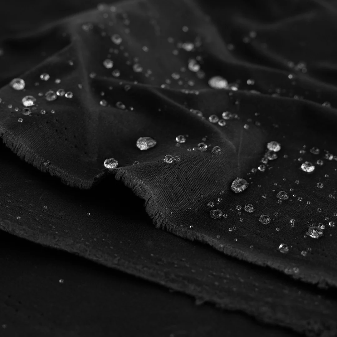 Waxed Cotton Canvas - Black