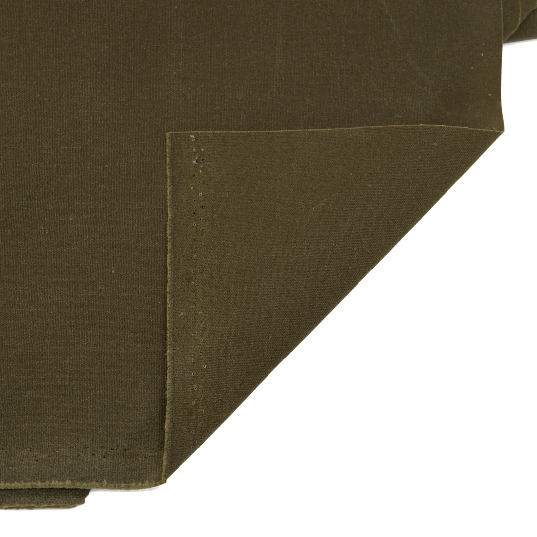 Waxed Cotton Canvas - Caper - Image 2