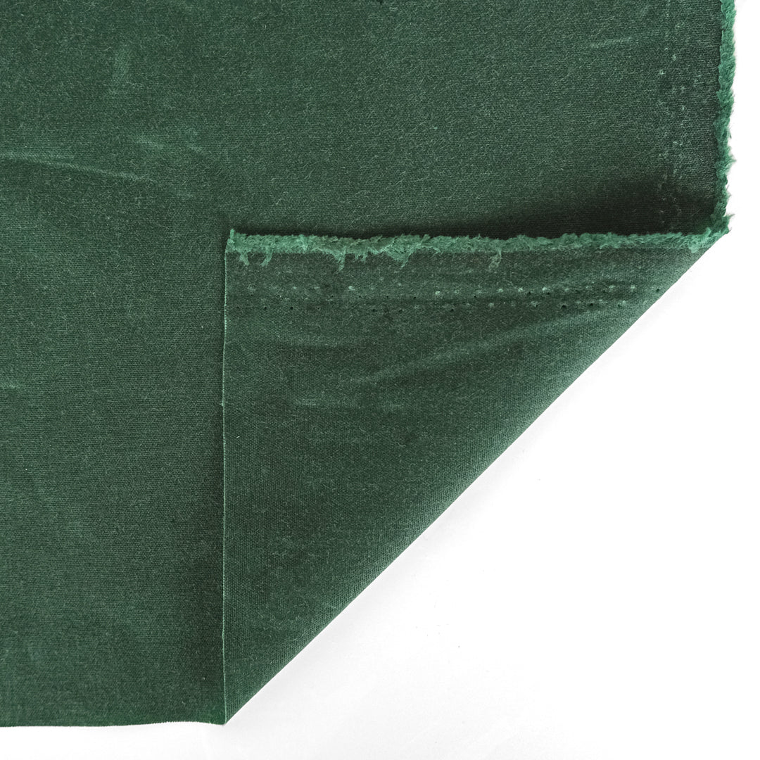 Waxed Cotton Canvas - Hunter Green - Image 4