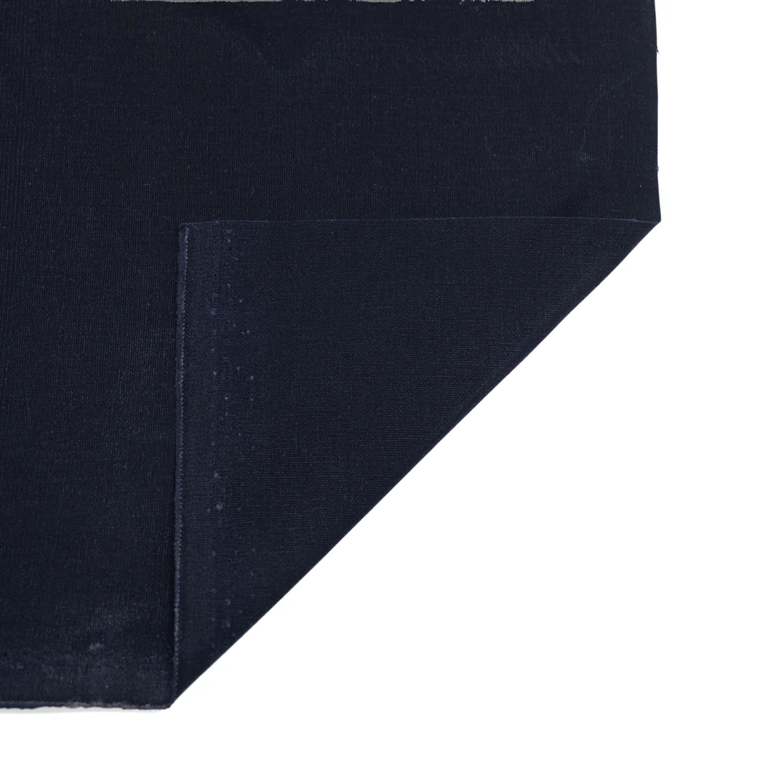 Waxed Cotton Canvas - Midnight Blue - Image 2