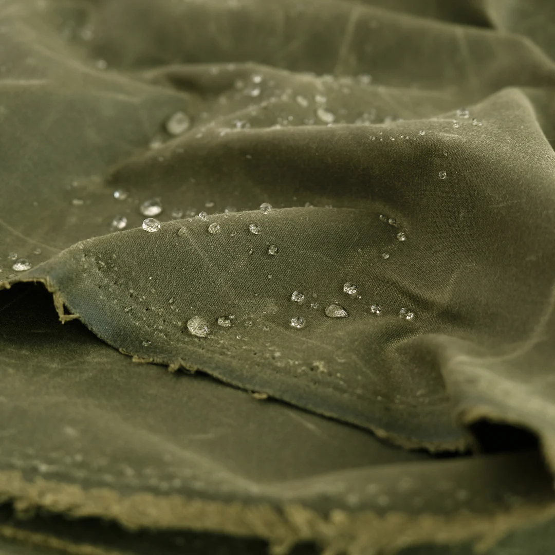 Waxed Cotton Canvas - Military