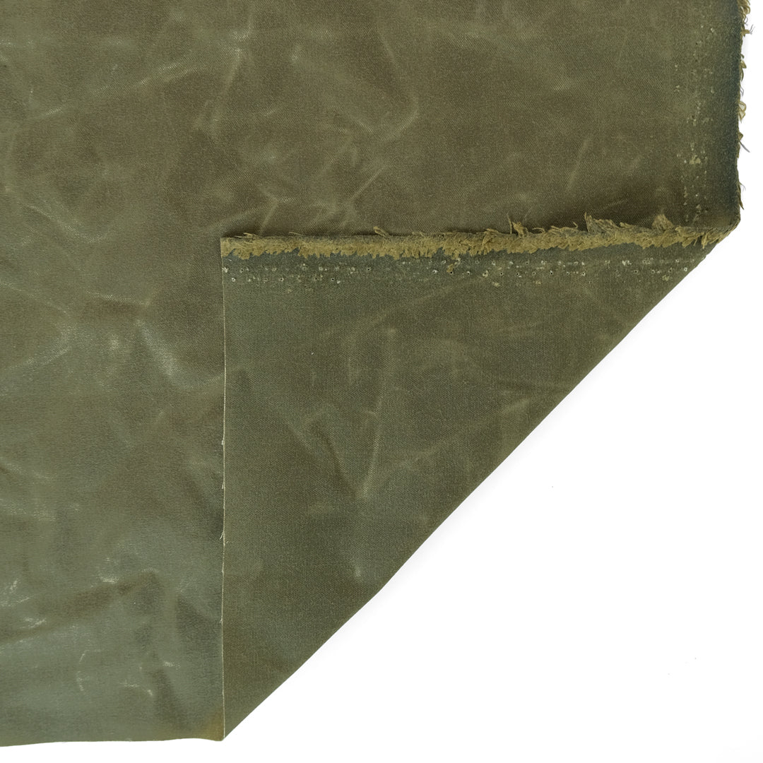 Waxed Cotton Canvas - Military - Image 3