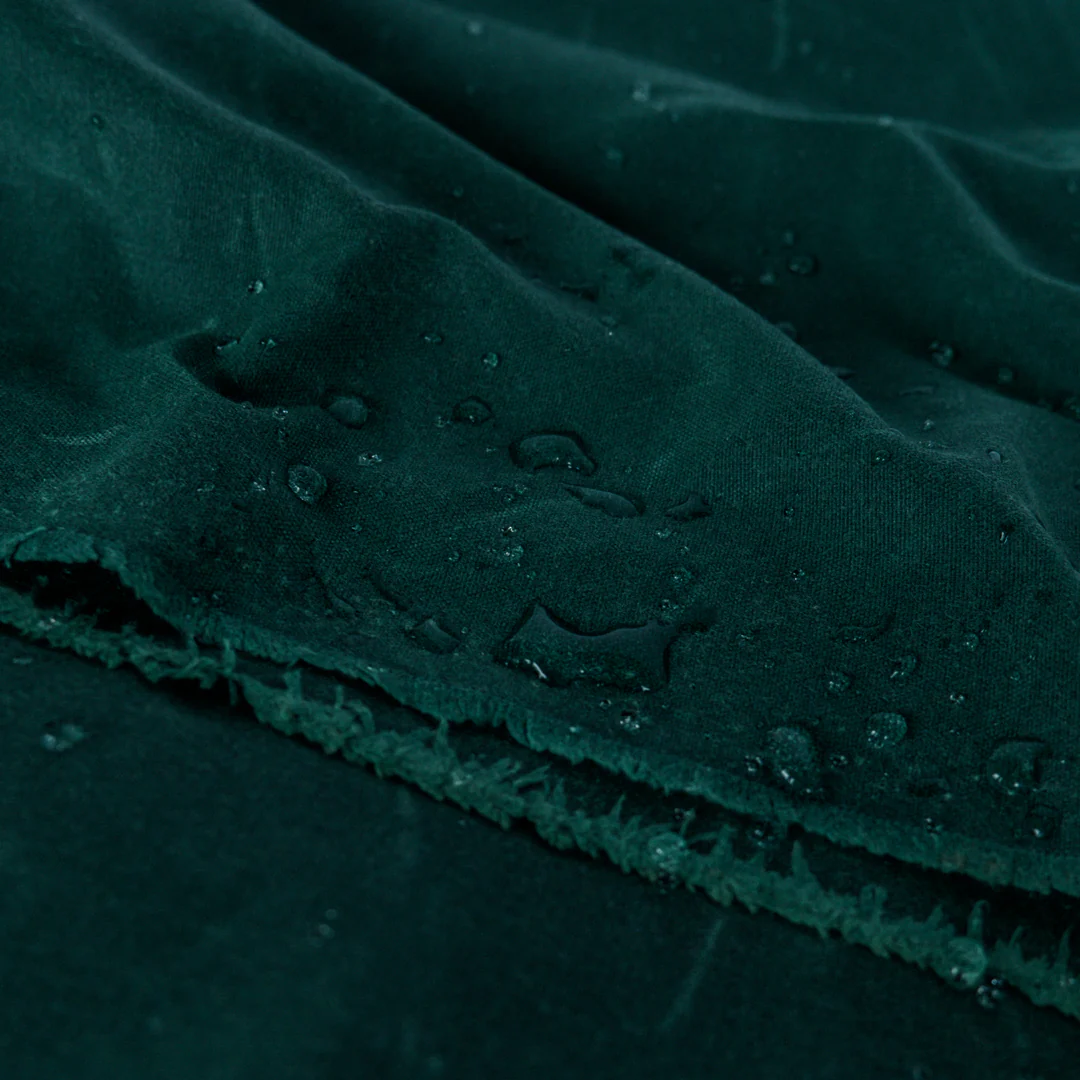 Waxed Cotton Canvas - Peacock
