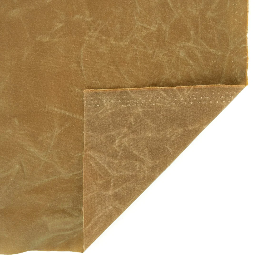 Waxed Cotton Canvas - Tobacco - Image 4