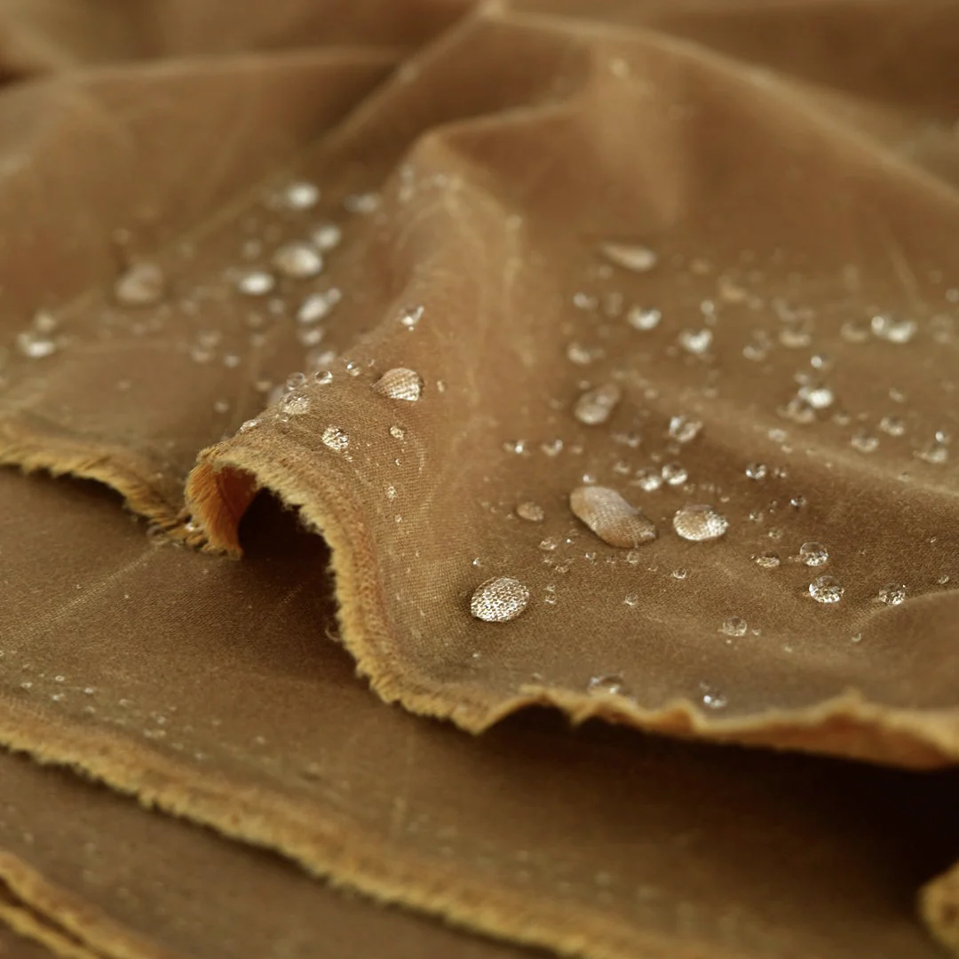 Waxed Cotton Canvas - Walnut