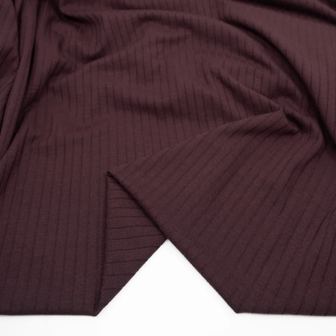 Wide Rib Knit - Port