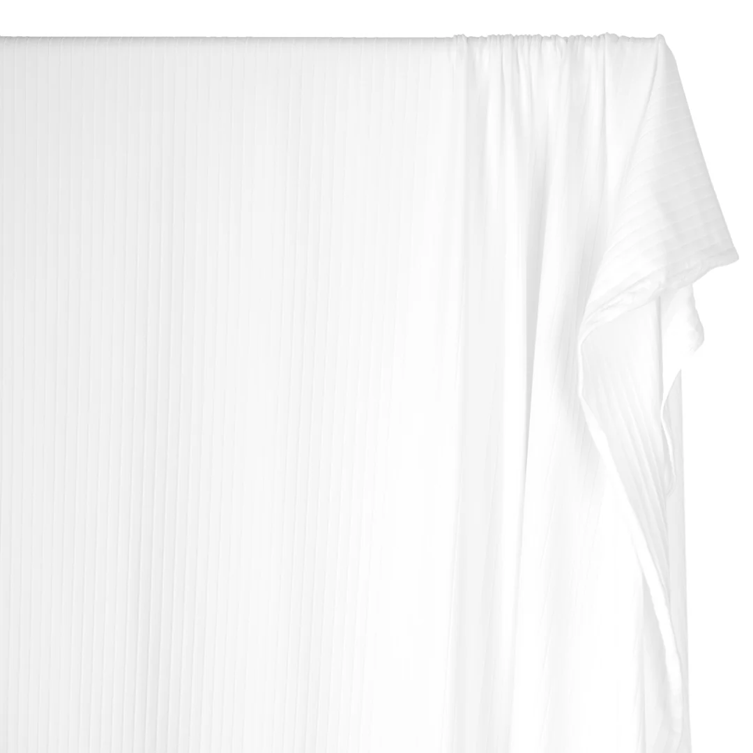 Wide Rib Knit - White - Image 3
