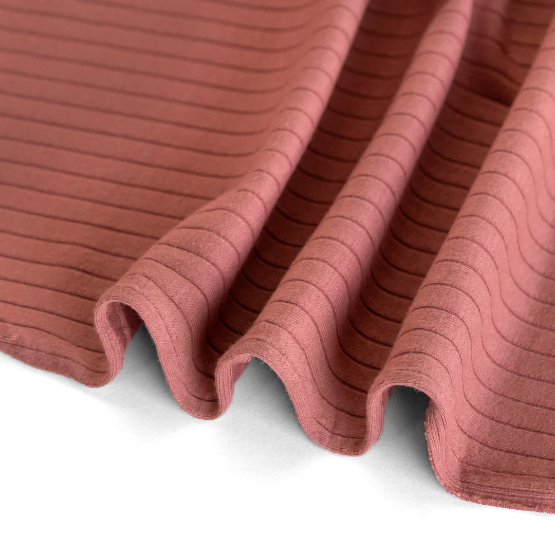 Wide Rib Knit - Wild Rose - Image 2