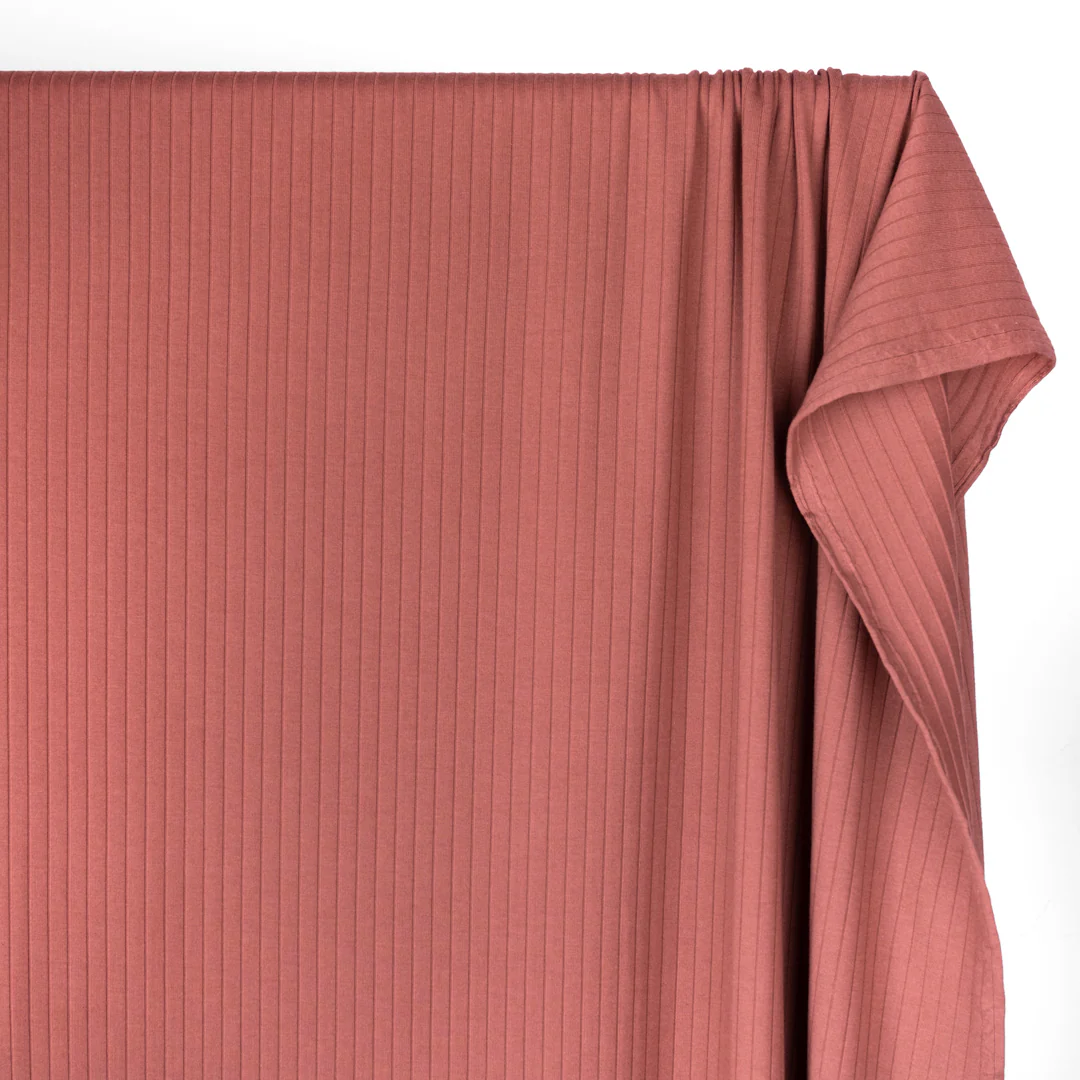 Wide Rib Knit - Wild Rose - Image 3