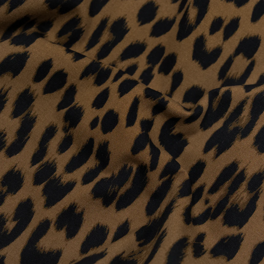 Wild One Printed 7oz Softened Organic Cotton - Acorn/Black