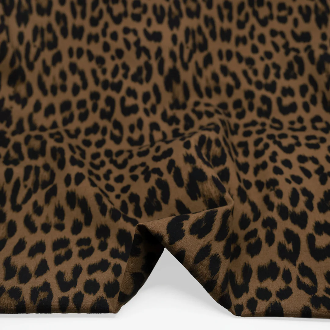 Wild One Printed 7oz Softened Organic Cotton - Acorn/Black - Image 2